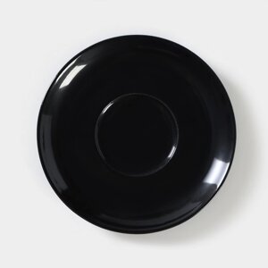 Блюдце d-14,5 см ф. Принц "Акварель ", цвет черный