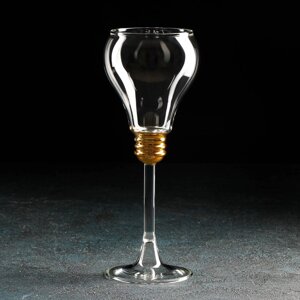 Бокал для вина Magistro "Лампочка", 300 мл, 9х22,5 см
