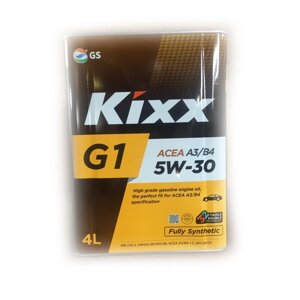 Масло моторное Kixx G1 A3/B4 5W-30, 4 л