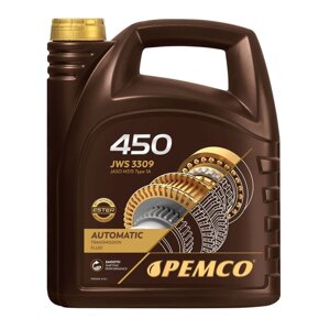 Масло трансмиссионное PEMCO 450 ATF JWS, синтетическое, 4 л