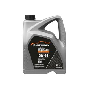 Масло моторное AUTOBACS 5/30 Fully Sinthetic Engine Oil, C2/C3 SN, 4 л, A00032740