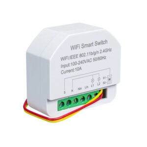 Умное мини реле Sibling Powerswitch-M2, Wi-Fi, 10A, 220В, двухканальное, белое