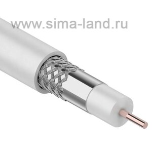 Кабель PROconnect RG-6U, 75 Ом, 100 м, белый, 01-2205