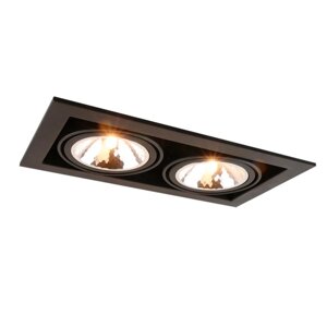 Карданный светильник Arte Lamp Cardani Semplice A5949PL-2BK, G9, 2х40 Вт, 20х35х8 см, чёрный