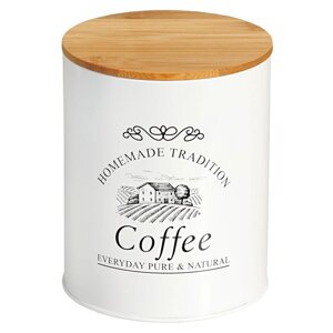 Банка Coffee, d=11 см, высота 13,5 см, 1,2 л