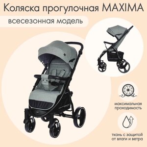 Коляска прогул. MAXIMA (2кол.(20см)2кол.(30см), съемн. бамп.) (INDIGO), зеленый