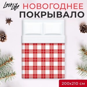 Покрывало LoveLife евро Square 200*2105см, микрофайбер, 100% п/э