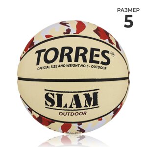 Мяч баскетбольный Torres Slam, B00065, размер 5