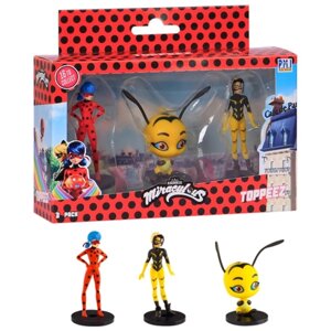 Набор фигурок Miraculous "Ледибаг, Леди Пчела, Поллен", 3 шт