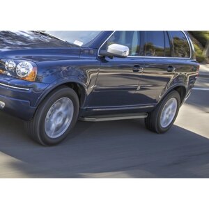 Пороги на автомобиль "Premium" Rival для Volvo XC90 I 2002-2014, 193 см, 2 шт., алюминий, A193ALP. 5901.1