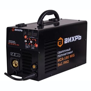 Сварочный полуавтомат Вихрь ИСА-180 MIG PRO, 180 А, 4.8 кВт, 220 В, IP21S, DX25