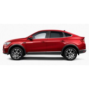 Защита порогов d57 Rival для Renault Arkana 2019-н. в., нерж. сталь, 2 шт., R. 4705.004