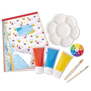 Детский игровой набор для творчества "Микс цветов" с палитрой для смешивания красок