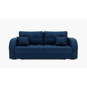 Прямой диван "Элита 1", механизм пантограф, велюр, цвет гелекси лайт 014