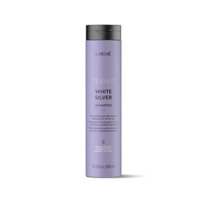 Шампунь для волос LAKME Teknia White Silver Shampoo, тонирующий, 300 мл