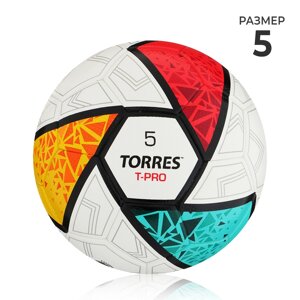 Мяч футбольный TORRES T-Pro F323995, PU-Microf, термосшивка, 32 панели, р. 5