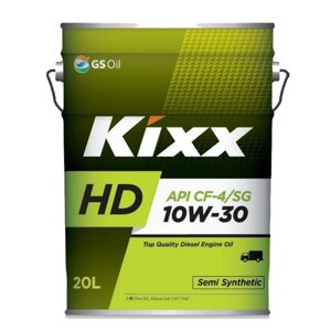 Масло моторное Kixx HD CF-4 10W-30 Dynamic, 20 л