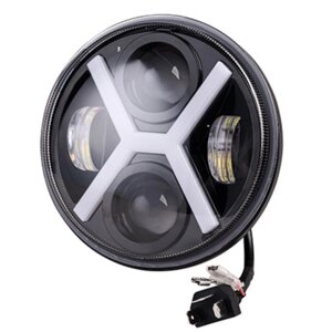 Фара светодиодная OFF ROAD, SKYWAY, 145х145х60мм, 12V/30V, 24W, 6000К, 10 диодов, COMBO+ДХО 793815