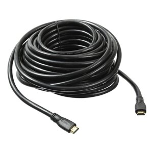 Кабель аудио-видео Buro HDMI 2.0 HDMI (m)/HDMI (m) 15м. позолоч. конт. черный (BHP HDMI 2.0- 107481