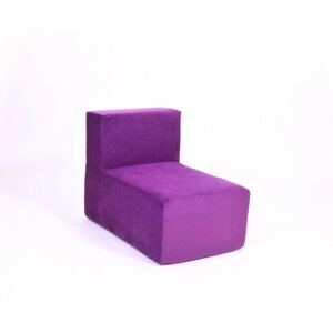 Кресло-модуль "Тетрис", размер 50 80 см, фиолетовый, велюр
