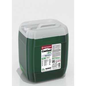 Антифриз TOTACHI NIRO COOLANT Green, -50C, G11, 10 кг