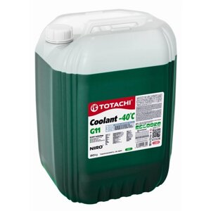 Антифриз TOTACHI NIRO COOLANT Green, -40C, G11, 20 кг