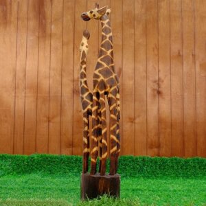 Сувенир "Два сетчатых жирафа", 100 см