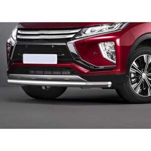 Защита переднего бампера d57 Rival для Mitsubishi Eclipse Cross 2017-н. в., нерж. сталь, R. 4014.002