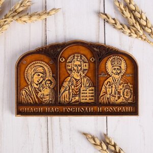 Триптих "Молитва Водителя", 3 иконы