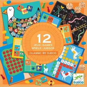 Настольная игра Djeco Классическая 12 в 1