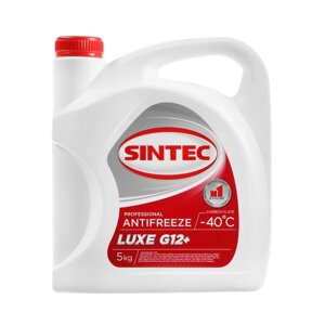 Антифриз Sintec Lux красный G12+, 5 л