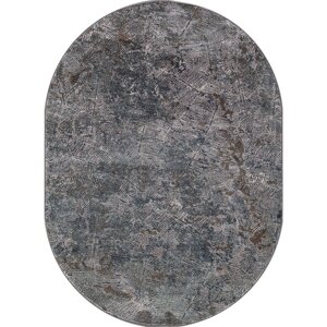 Ковёр овальный Serenity d771, размер 280x380 см, цвет gray