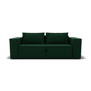 Прямой диван "Хилтон", механизм еврокнижка с релаксом, велюр, цвет гелекси лайт 010