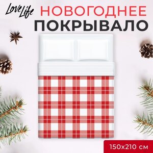 Покрывало LoveLife 1,5 сп Square 150*2105см, микрофайбер, 100% п/э