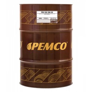 Масло моторное PEMCO 350 SAE 5W-30, синтетическое, 208 л