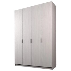 Шкаф 4-х дверный "Экон", 16005202300 мм, цвет ясень анкор светлый