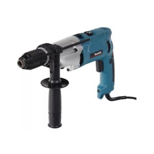 Дрель ударная Makita HP2071, 1010 Вт, БЗП 13 мм, 1200/2900 об/мин, мет. редуктор, кейс