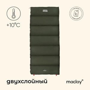 Спальник 2 слоя, правый, одеяло 220*90 см, +10/+25 camping summer