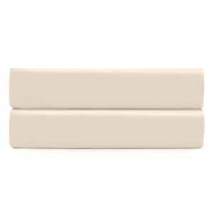 Простыня на резинке белого цвета Essential, размер 180х200х30 см
