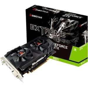 Видеокарта Biostar PCI-E GTX1050Ti-4GB NVIDIA GeForce GTX 1050TI 4Gb 128bit GDDR5 1291/7008 107349