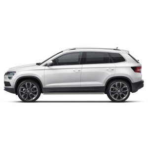 Защита порогов d57 Rival для Skoda Karoq 2020-н. в., нерж. сталь, 2 шт., R. 5102.003