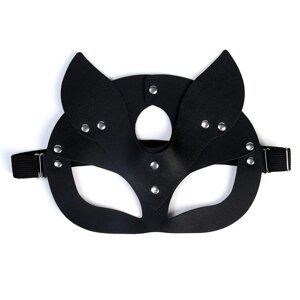Карнавальная маска Кошка, цвет черный