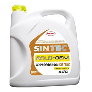 Антифриз SINTEC GOLD - 40 желтый, 5кг