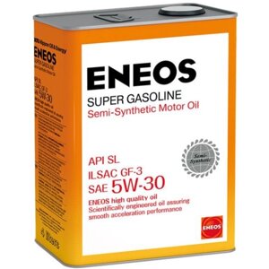 Масло моторное ENEOS SL 5W-30 полусинт., 4 л