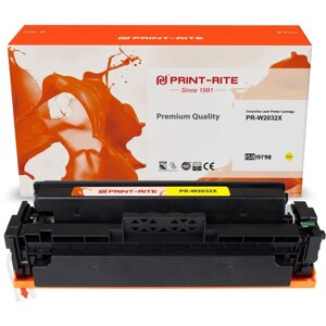 Картридж лазерный Print-Rite TFHBKUYPU1J PR-W2032X W2032X желтый (6000стр.) для HP Color La 107413