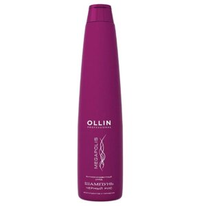 Шампунь для восстановления волос Ollin Professional Megapolis, чёрный рис, 400 мл