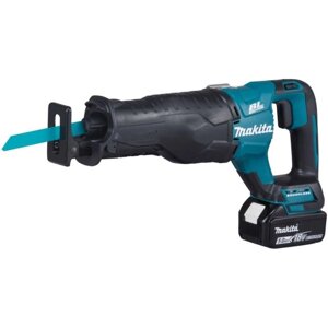 Пила сабельная аккумуляторная Makita DJR187RT, б/щет, 18 В, 2х5 Ач, 2300/3000 об/м, кейс