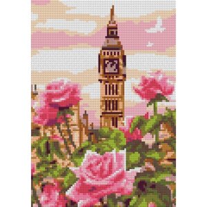 Алмазная мозаика, 21 30 см (полное заполнение) "Весенний Лондон"