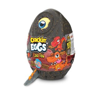Мягкая игрушка динозавр Crackin'Eggs, 22 см, в яйце, серия Лава, МИКС