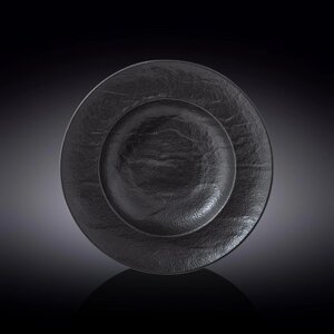 Тарелка глубокая, цвет черный сланец, d=28.5 см, 500 мл